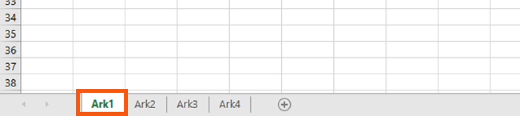 Vælg arket, du vil konvertere Vælg arket, du vil konvertere